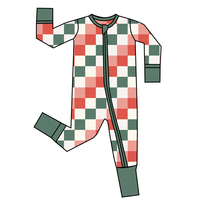 Custom bamboo sleep zippy romper in short sleeve for infants, perfect for newborn girls. Weiwei wholesale baby pajamas ensure comfort and style.