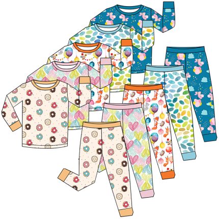 Eco-friendly WeiWei bamboo girls' jumpsuits & pajamas sets, perfect for newborns. Custom wholesale options available for breathable comfort.
