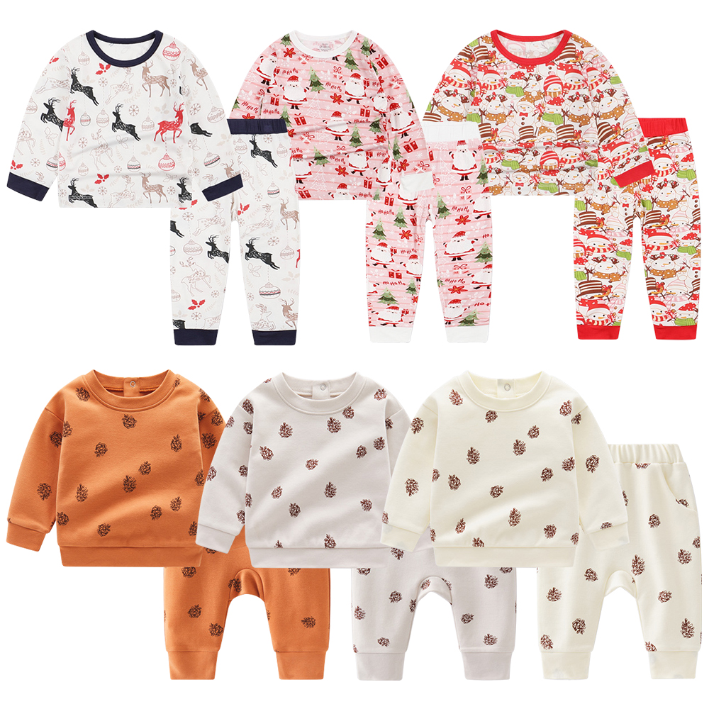 Eco-friendly jogger sets with character designs made from bamboo fabric, available from OEM custom low MOQ wholesale supplier.
