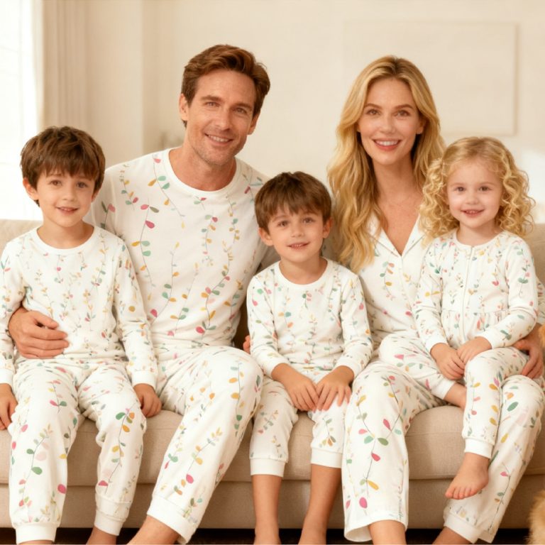 Custom newborn Weiwei bamboo pajamas with floral print. Wholesale options for baby girl zippy romper; bamboo cotton blend with ruffles and fold-over covers.
