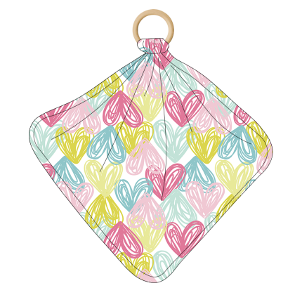 Factory Wholesale Bamboo Baby Lovey Suitable for Small Babies Bamboo Bibs Baby Product Lovey