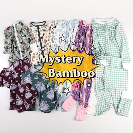 Mystery Bamboo Box Knitted Newborn Baby Clothing Jumpsuits Clothes Infant Toddler Rompers Mystery Bamboo Pajama Wholesale Box