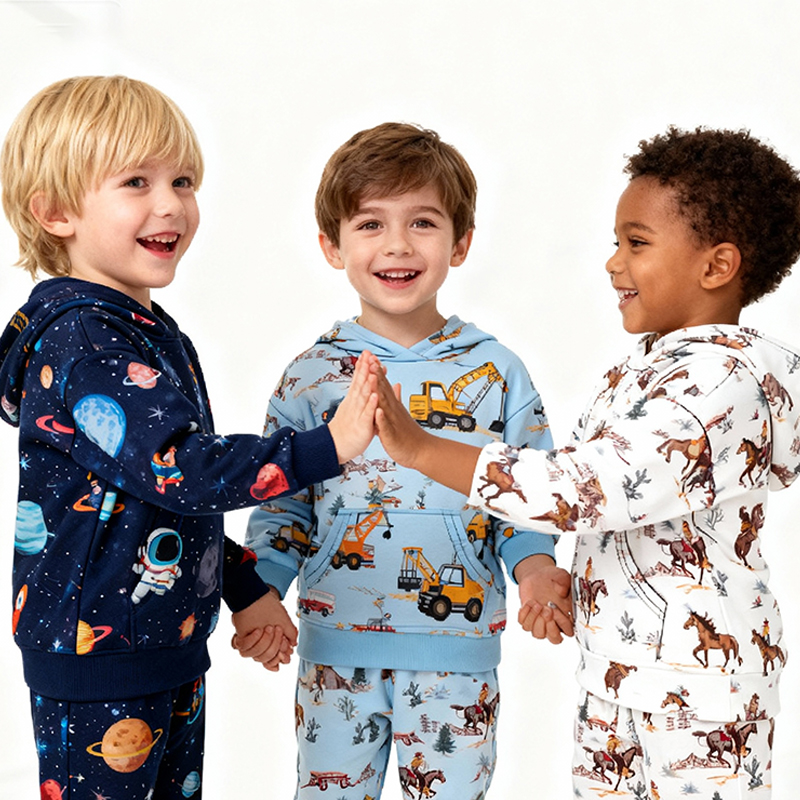 Shop WeiWei's OEKO-Tex certified custom newborn bamboo pajamas. Eco-friendly, wholesale long sleeve romper for children's spring wear.