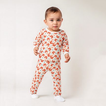 Custom Print Bamboo Fiber Baby Footed Sleeper Romper Clothes Toddler Kids Pajamas Clothing Rts Mystery Bundle Bamboo Pajama