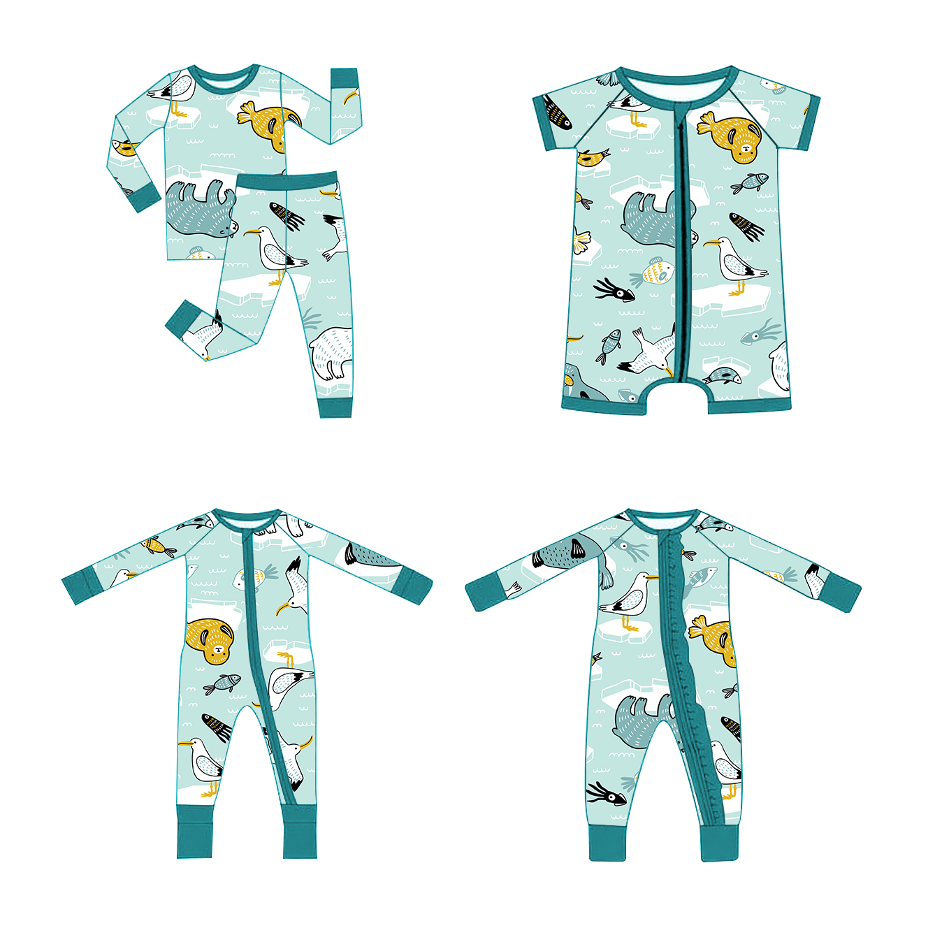 Custom organic bamboo baby pajamas and sleepsuits by WeiWei. Wholesale options for newborns and toddlers. Eco-friendly and personalized designs.