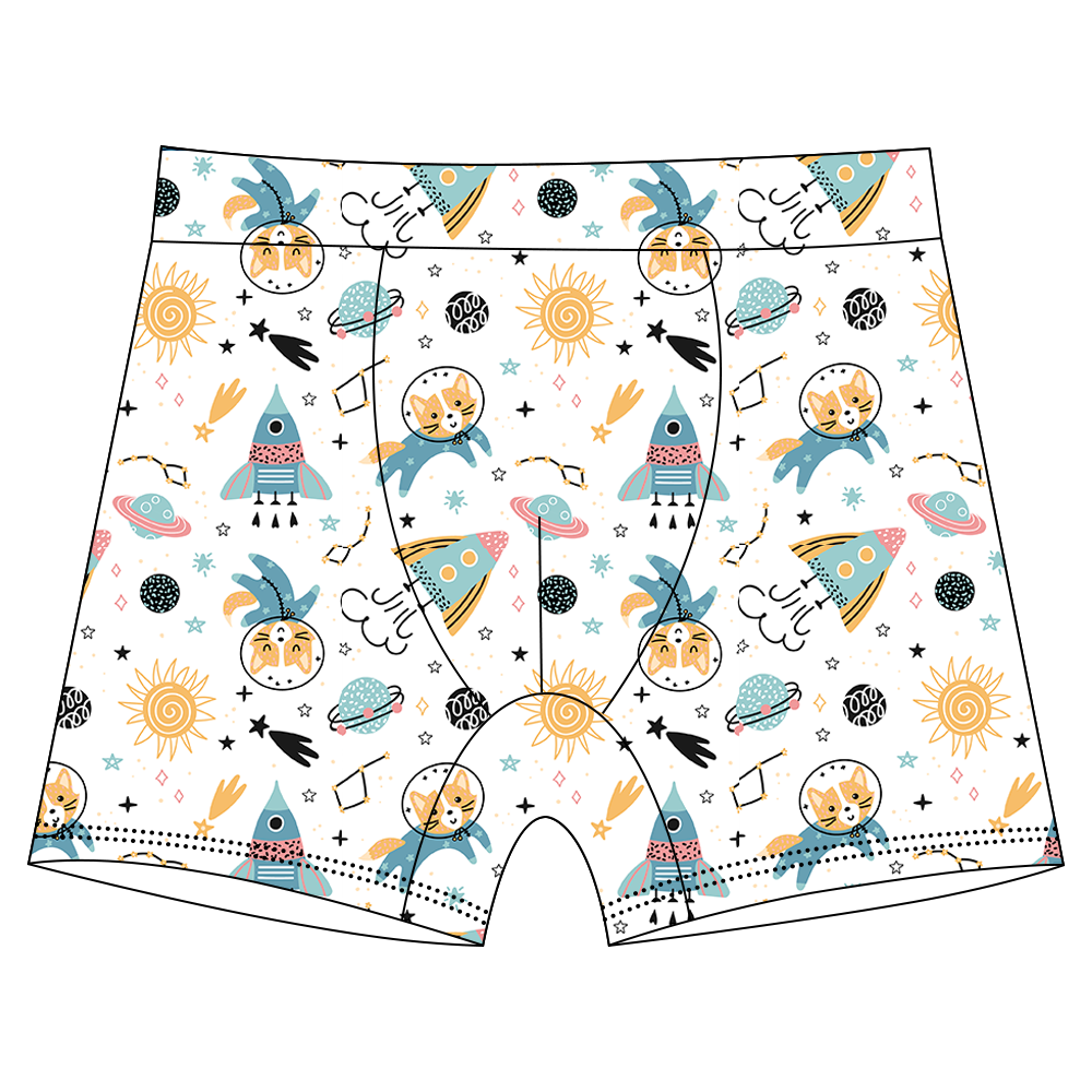 Girls Print Long Baby Pajamas Jumpsuit with Aircraft Sleeve, ASTM F1816-certified bamboo clothing for boys, shown in image H6801f78424b64d368d3808cc175358c6o.