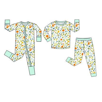 2025 Manufacturer Support Custom Logo Patterns Sleepwear Baby Kids Bamboo Romper Pajamas