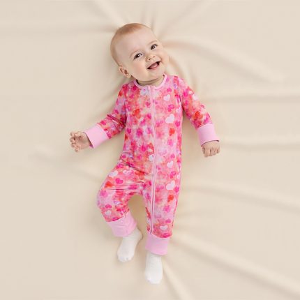 Custom Printing Bamboo Baby Clothes Infant Bodysuit Bamboo Kids Pajamas Newborn Romper Baby Rts Mystery Bundle Bamboo Pajama