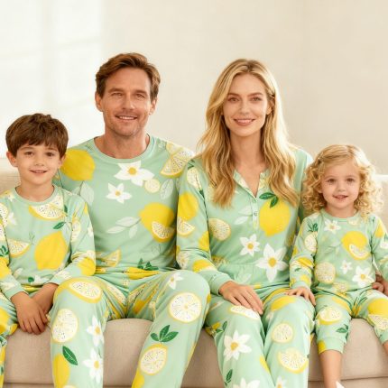 Family Matching Pajamas Set Cute Adult Kid Family Matching Clothes Sleepwear Pj's Baby Romper Family Matching Outfits