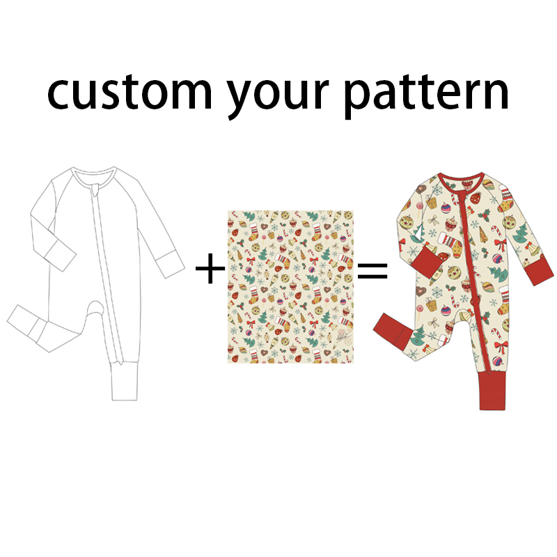 Wholesale custom bamboo infant sleeper gift set by WeiWei. Long sleeve jumpsuits perfect for newborns. Eco-friendly bamboo fiber for cozy comfort.