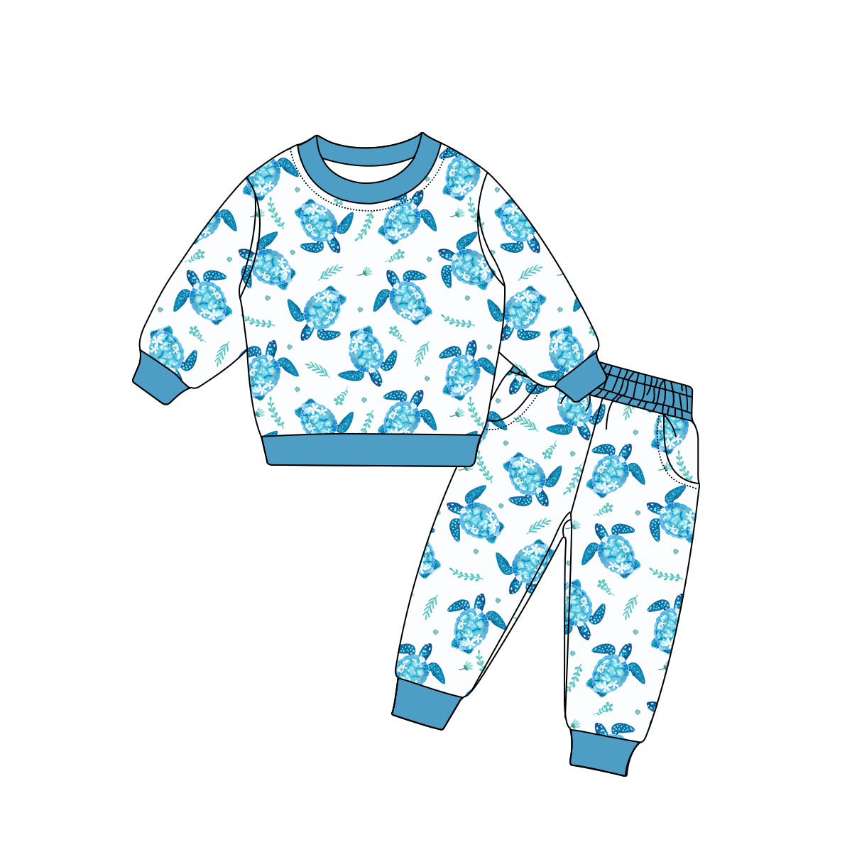 CPSIA certified bamboo clothing: eco-friendly pajamas for kids in a mystery-themed box, ensuring comfort and safety.