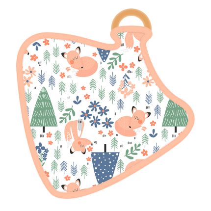 Stylish 2 Layers Bamboo Fiber Unisex Security Blanket Baby Lovey Bamboo Bibs