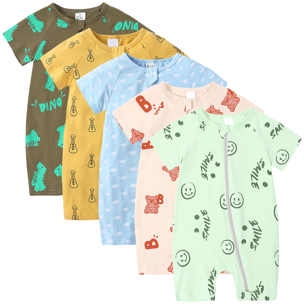 WeiWei bamboo zipper rompers for newborns; custom wholesale baby sleepers with long sleeves, crafted from soft bamboo cotton for ultimate comfort.
