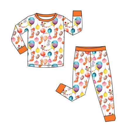 Wholesale Two Way Zipper Baby Romper Bamboo Spandex Cotton Soft Fabric Long Sleeve Custom Printing Infants Sleeper Baby Rompers