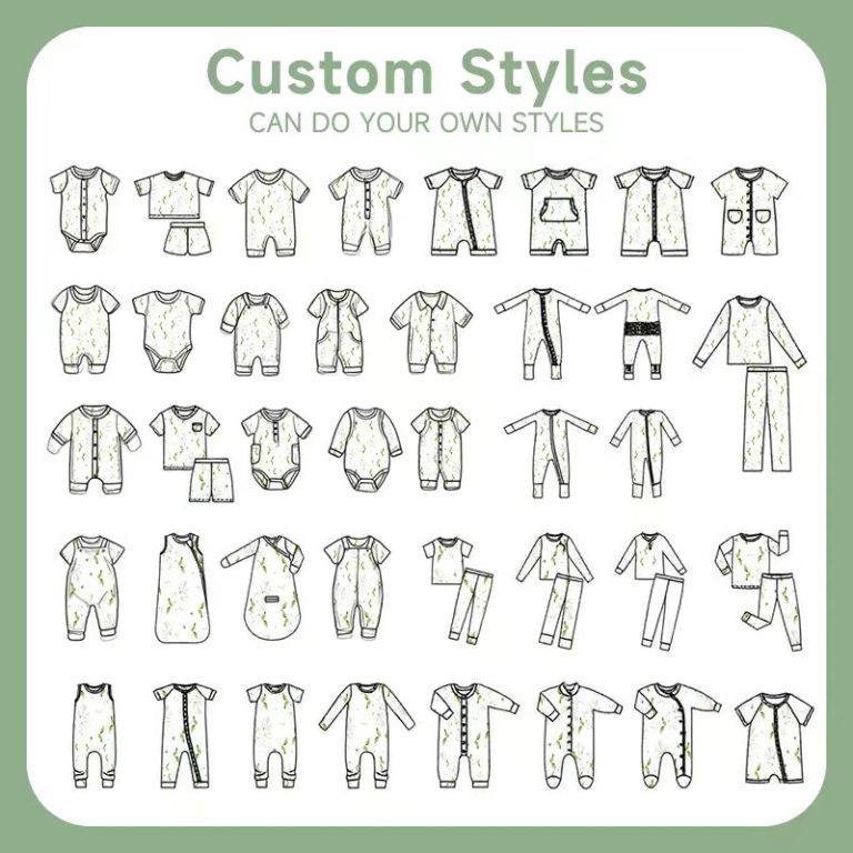 Weiwei Bamboo Baby Romper: Custom Colors, Soft Winter Long Sleeves, Zipper Closure. Perfect for Newborns. Wholesale. Fashionable Comfort for Babies.