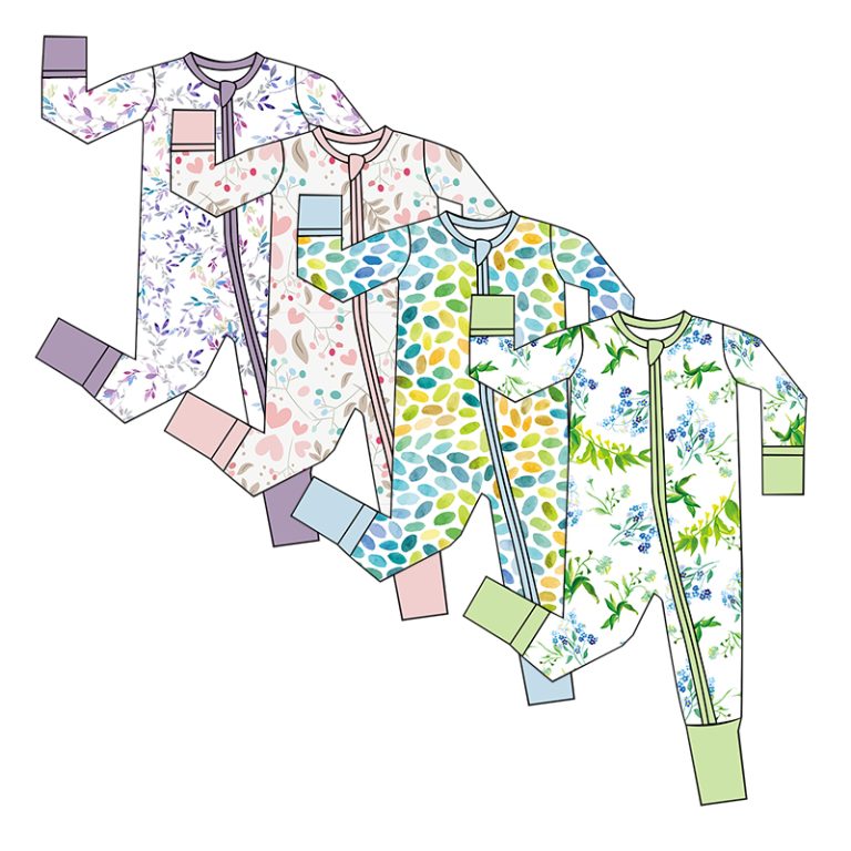 Custom Weiwei newborn baby bodysuits in organic cotton and bamboo, available wholesale. Perfect for boys and girls. Eco-friendly and cozy.