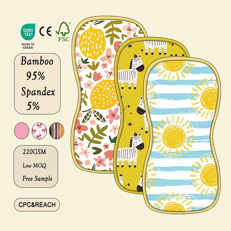 WeiWei's Western patchwork print zippy, crafted from organic bamboo fiber, ideal for newborns (0-3 months). Perfect for summer. Available wholesale and custom.